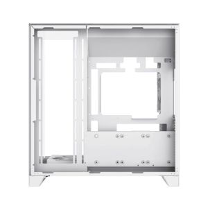 Gamemax Case ATX - Infinity Pro White - 5 x 120 mm Addressable RGB fans