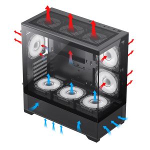 Gamemax кутия Case mATX - Vista MB