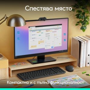 Wireless Keyboard Logitech K250 Graphite - BG Cyrilic Layout
