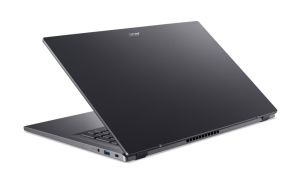 Лаптоп Acer Aspire 17, A17-51M-542K, Intel Core i5-1334U (10C/12T,up to 4.60GHz, 12MB), 17.3" FHD (1920x1080) IPS slim bezel LCD, 16GB DDR5 4600MHz,512GB PCIe NVMe SSD, Intel UMA, FHD Cam,WiFi 6E, BT 6E, Win Home 11, Steel Gray