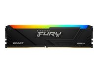 Kingston 32 GB 3200 MT/s DDR4 CL16 DIMM (kit de 2) FURY Beast RGB