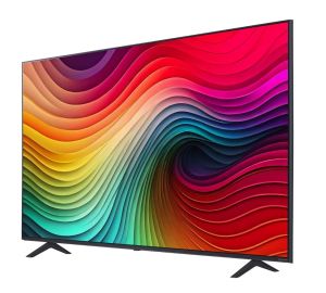 TV LG 65NANO81T3A, 65" 4K HDR Smart Nano Cell TV, 3840x2160, DVB-T2/C/S2, AI Alpha 5 Gen7, HDR 10 PRO, webOS 24, ThinQ AI, WiFi, Clear Voice, AI Upscaling, Bluetooth, Hdmi, CI, LAN, AirPlay2, SPDIF, 2 Pole stand, Silver