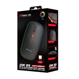 Xtrike ME Wireless Gaming Mouse GW-113 - 1600dpi, Bluetooth, 2.4G