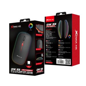 Xtrike ME Wireless Gaming Mouse GW-113 - 1600dpi, Bluetooth, 2.4G