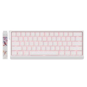 Madlions Professional Gaming Mechanical Keyboard MAD 60 PRO - White, 8K, Gateron Jade Customized [Linear]