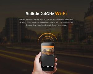 VIOFO Видеорегистратор Dash Cam A129 Plus - GPS, Sony STARVIS, 60 FPS