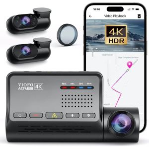 VIOFO Dash Cam A139 PRO 3 Channel - 4K UHD, Sony STARVIS 2, GPS