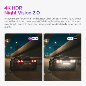 VIOFO Dash Cam A139 PRO 3 Channel - 4K UHD, Sony STARVIS 2, GPS