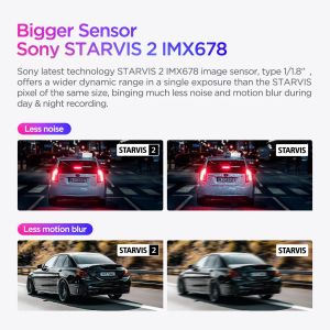 VIOFO Dash Cam A139 PRO 3 Channel - 4K UHD, Sony STARVIS 2, GPS