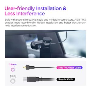VIOFO Dash Cam A139 PRO 2 Channel - 4K UHD, Sony STARVIS 2, GPS