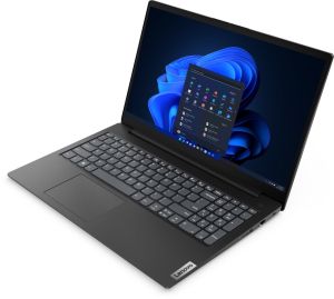 Лаптоп Lenovo V15 G4 AMD Ryzen 7 7730U (up to 4.5GHz, 16MB), 16GB (8+8) DDR4-3200, 512GB SSD, 15.6" FHD (1920x1080) IPS AG, AMD Radeon Graphics, WLAN, BT, HD 720p Cam, 2 cell, Black, DOS, 3Y CCI