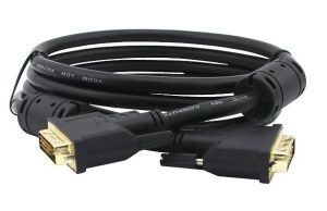 VCom Кабел DVI 24+1 Dual Link M / M +2 Ferrite - CG441GD-1.8m