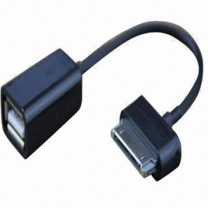 VCom Кабел OTG Samsung M / USB AF Black - CU277-0.15m