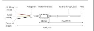 VIOFO Монтажен комплект Hardwire Kit - HK3 Type-C - Low Voltage Battery Protection