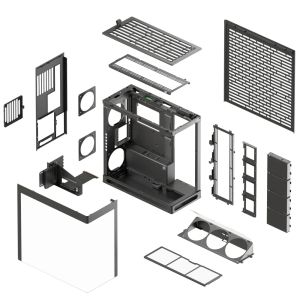 HAVN Case E-ATX - HS 420 VGPU Edition Black - PCIe Gen 5 riser included