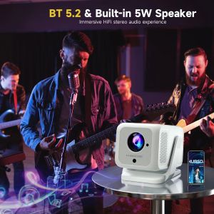 MagCubic преносим мултимедиен проектор Portable LED Projector HY310X - 4K, Android 11, Wi-Fi, Bluetooth 5.2