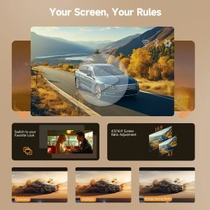 MagCubic преносим мултимедиен проектор Portable LED Projector HY310X - 4K, Android 11, Wi-Fi, Bluetooth 5.2