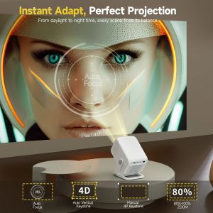 MagCubic преносим мултимедиен проектор Portable LED Projector HY310X - 4K, Android 11, Wi-Fi, Bluetooth 5.2