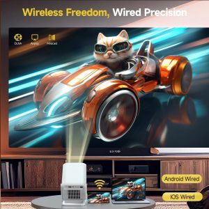 MagCubic преносим мултимедиен проектор Portable LED Projector HY310X - 4K, Android 11, Wi-Fi, Bluetooth 5.2