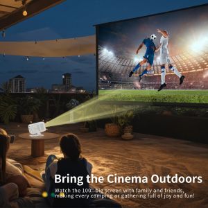 MagCubic преносим мултимедиен проектор Portable LED Projector HY310X - 4K, Android 11, Wi-Fi, Bluetooth 5.2