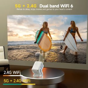 MagCubic преносим мултимедиен проектор Portable LED Projector HY310X - 4K, Android 11, Wi-Fi, Bluetooth 5.2