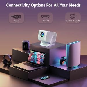 MagCubic преносим мултимедиен проектор Portable LED Projector HY310X - 4K, Android 11, Wi-Fi, Bluetooth 5.2