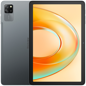 Blackview Tab 60 Pro LTE 4GB/128GB, 10.1-inch HD+ 800x1280 IPS LCD, Octa-core T606 1.6GHz, 5MP Front/8MP Back Camera, Battery 7000mAh, NO Charging USB Type-C, Android 14, SD card slot, Gray