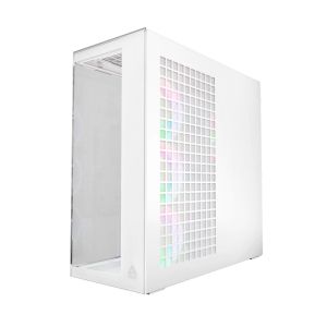 Arctic Case E-ATX - Xtender VG (White) - PCIe Gen 4 riser included, 5 A-RGB Fans included