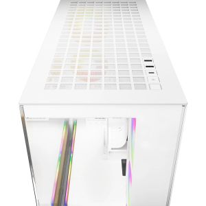 Arctic Case E-ATX - Xtender VG (White) - PCIe Gen 4 riser included, 5 A-RGB Fans included