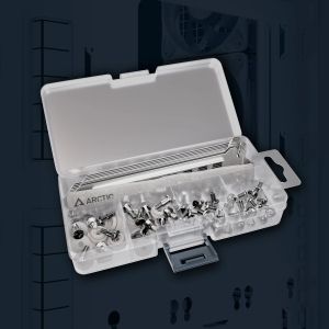 Arctic Case E-ATX - Xtender VG (White) - PCIe Gen 4 riser included, 5 A-RGB Fans included