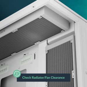 Arctic Case E-ATX - Xtender VG (White) - PCIe Gen 4 riser included, 5 A-RGB Fans included