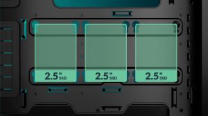 Arctic Case E-ATX - Xtender VG (Black) - PCIe Gen 4 riser included, 5 A-RGB Fans included