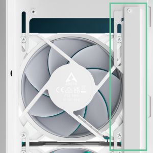 Arctic кутия Case E-ATX - Xtender (White) - 5 A-RGB Fans included