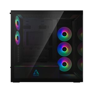 Arctic кутия Case E-ATX - Xtender (Mirror Black) - 5 A-RGB Fans included
