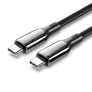 Vention кабел USB2.0 Type-C/Type-C 100W, LED display 2m - CTKBH