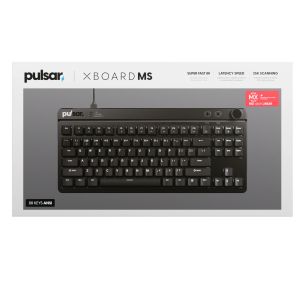 Pulsar Professional Gaming Mechanical Keyboard Xboard MS TKL ANSI Black - 8K, Cherry MX2A [Linear], RGB