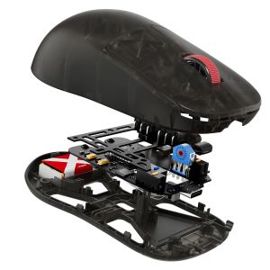Pulsar Wireless Gaming Mouse X2H Medium Clear Black [LTD 2000] - 1K