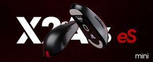 Pulsar Wireless Gaming Mouse X2A v3 eS Size1 Black 8K, OLED Display, Tournament Edition