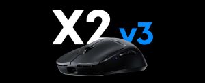 Pulsar Wireless Gaming Mouse X2 v3 Size2 Black - 1K (8K compatible)