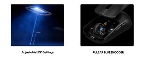 Pulsar Wireless Gaming Mouse X2 v3 Size2 Black - 1K (8K compatible)