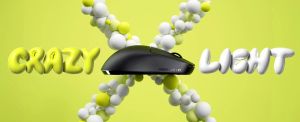 Pulsar Wireless Gaming Mouse X2 CrazyLight Jet Black 8K