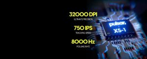 Pulsar Wireless Gaming Mouse X2 CrazyLight Jet Black 8K