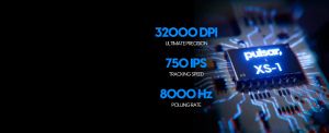 Pulsar Wireless Gaming Mouse X2 CrazyLight Aqua Zest 8K