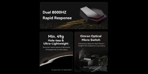 ATK Wireless Gaming Mouse X1 PRO - 8K, White