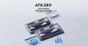 ATK професионална безжична геймърска механична клавиатура Wireless Professional Gaming Mechanical Keyboard - Z87 PRO Side Engraving - Aniya Switches