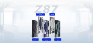ATK професионална безжична геймърска механична клавиатура Wireless Professional Gaming Mechanical Keyboard - Z87 PRO Side Engraving - Aniya Switches