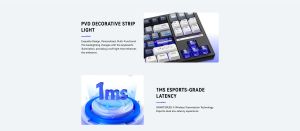 ATK професионална безжична геймърска механична клавиатура Wireless Professional Gaming Mechanical Keyboard - Z87 PRO Side Engraving - Aniya Switches
