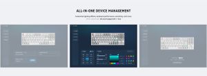 ATK професионална безжична геймърска механична клавиатура Wireless Professional Gaming Mechanical Keyboard - Z87 PRO Side Engraving - Aniya Switches