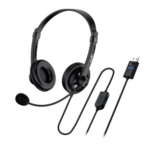 Genius Headset HS-230U - USB, Mic, Black