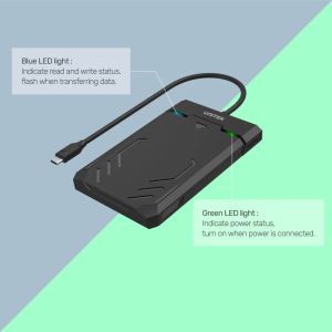 Unitek Storage Case - DiskGuard Raiden 2.5 inch USB-C - Y-3036A